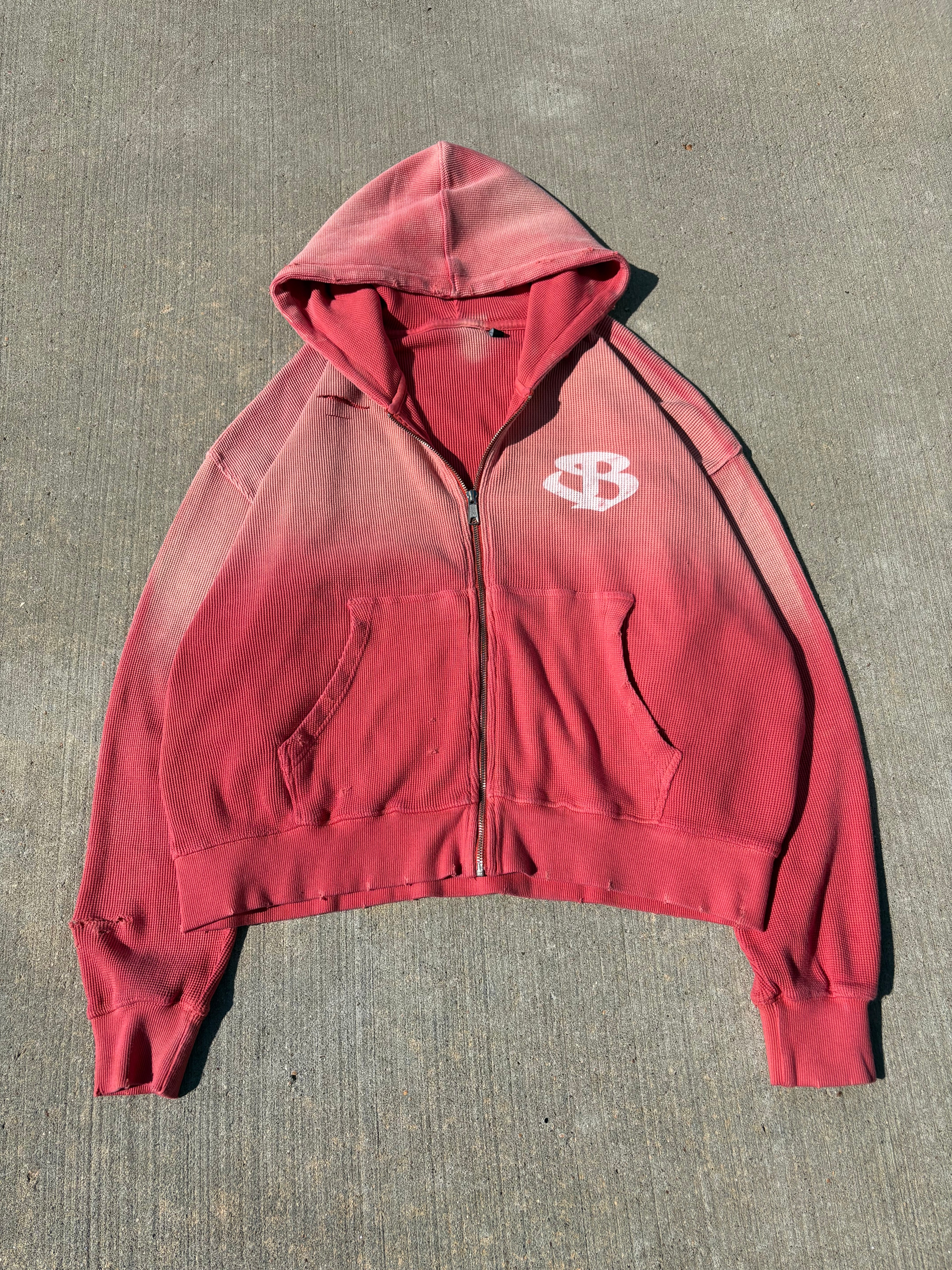 Coral Thermal Zip-up