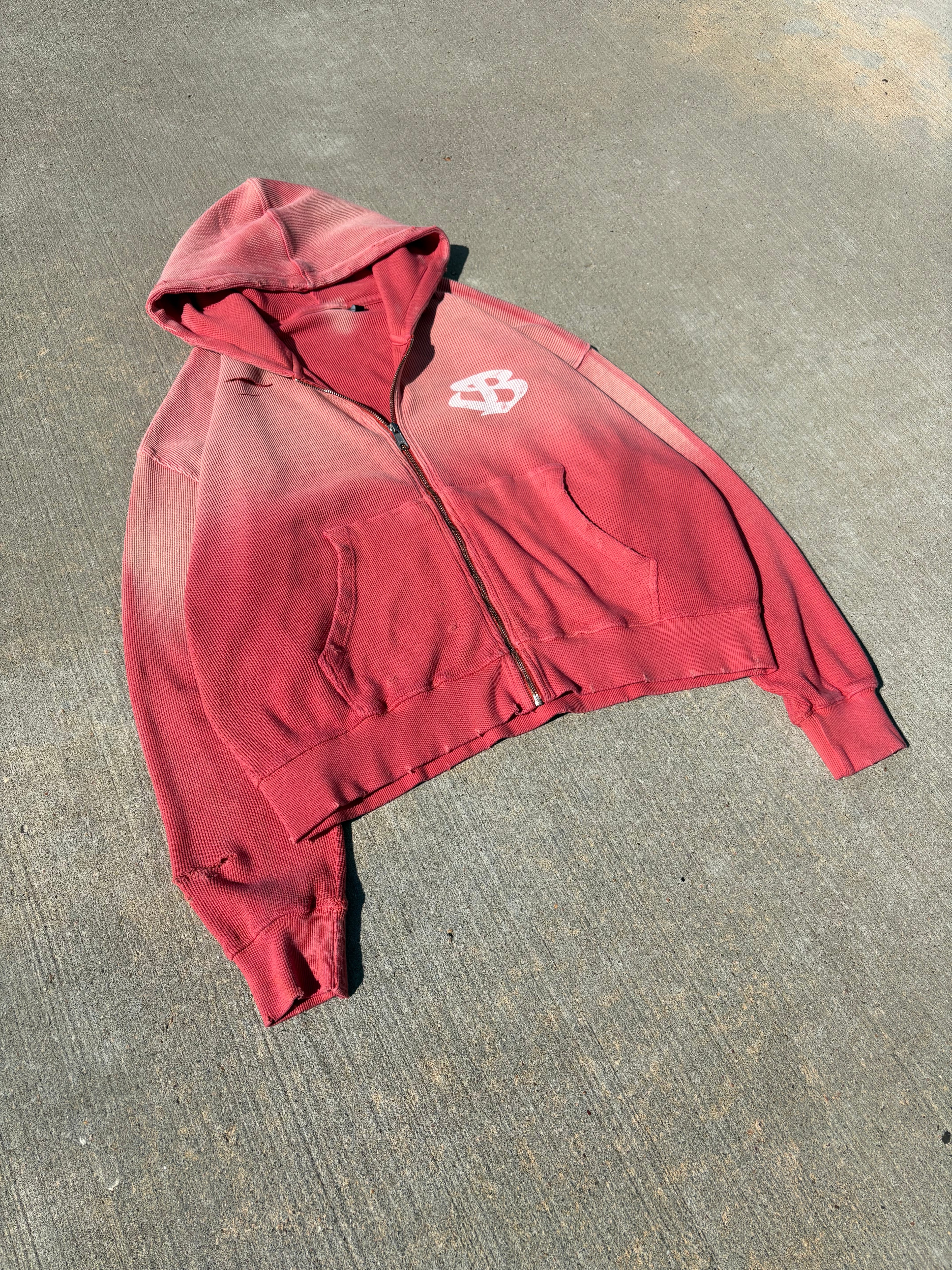 Coral Thermal Zip-up
