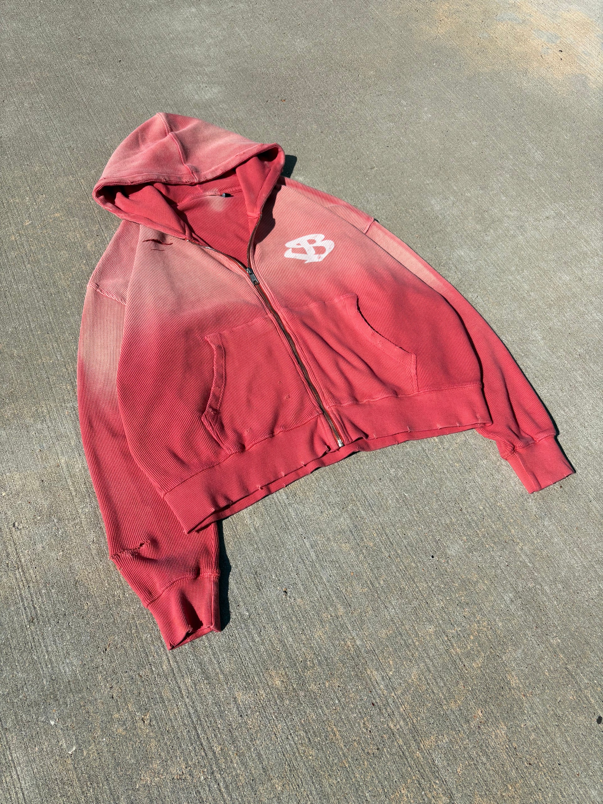 Coral Thermal Zip-up