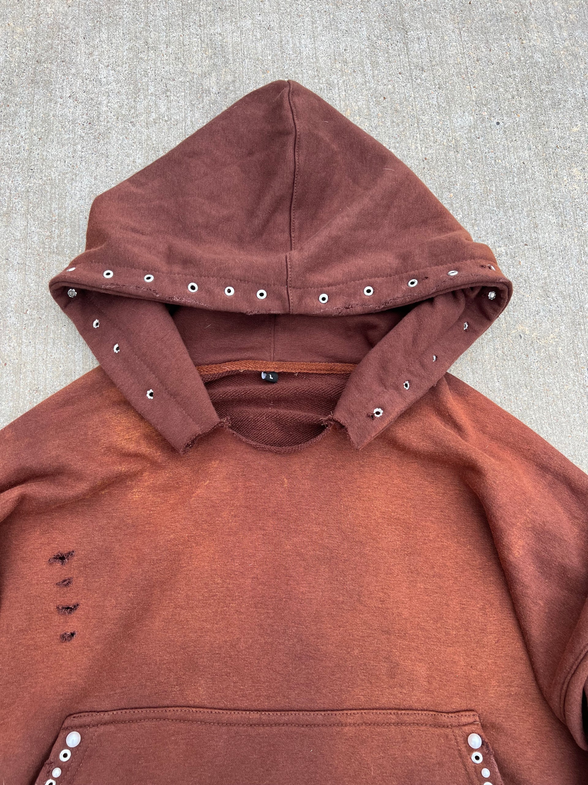 Hand Set Pullover Hoodie